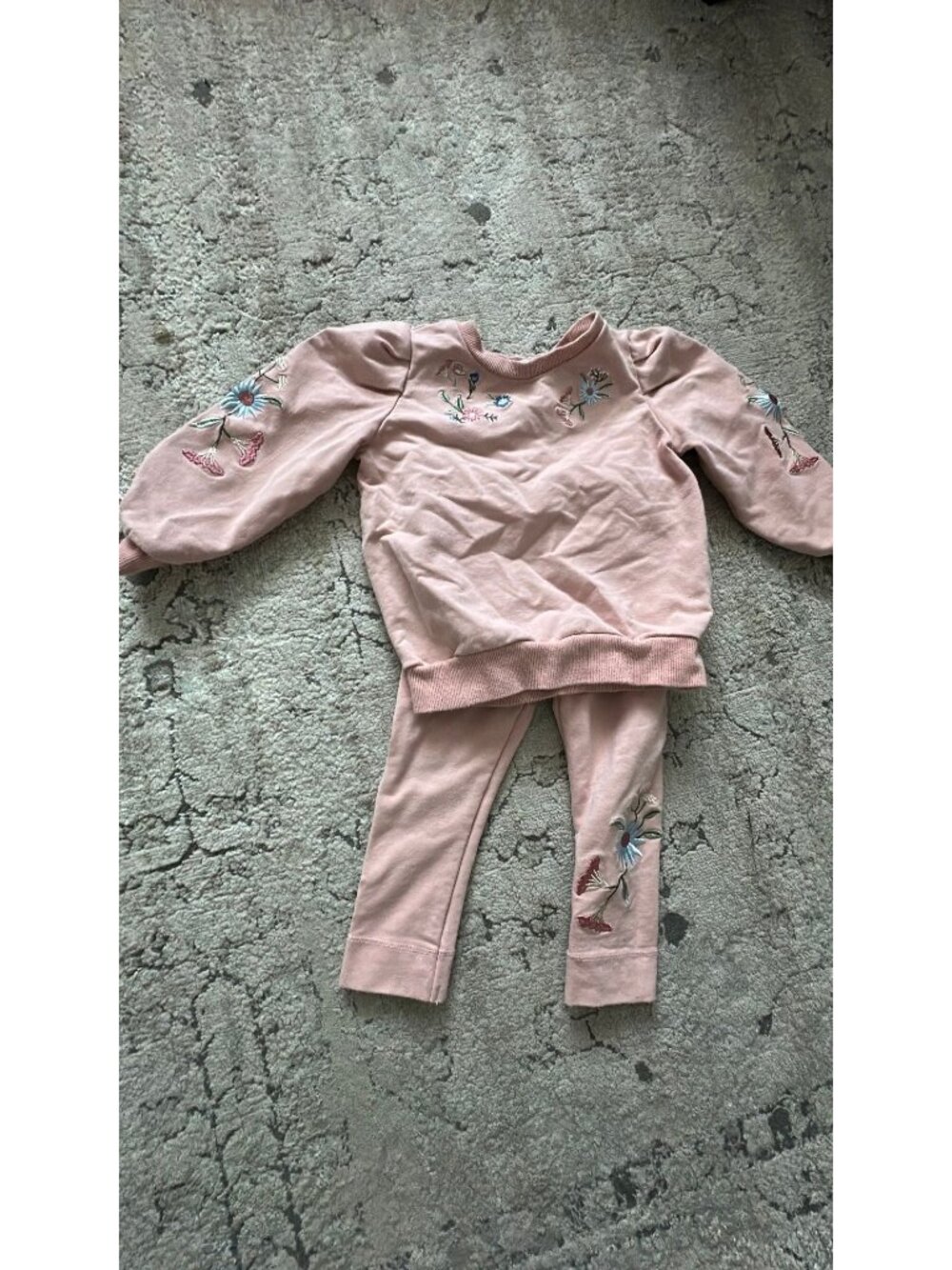miles the label pink two piece 18 months